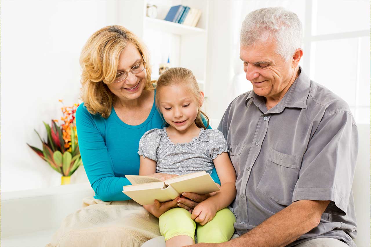 Grandparents story telling